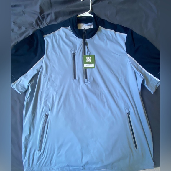 New With Tags - NWT Above The Links golf rain jacket. SS pullover with 1/4 zip. - Picture 4 of 4